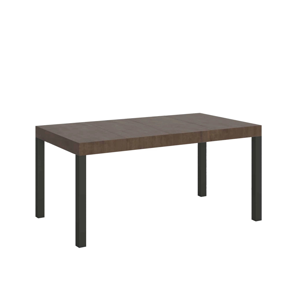 Tavolo allungabile 90x140/400 cm EveryX Premium noce telaio Antracite