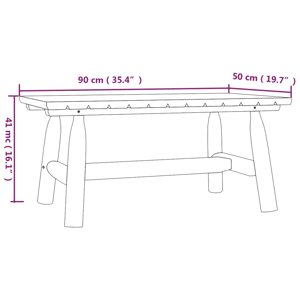 Set Divani da Giardino 3 pz in Legno Massello di Abete 3185522