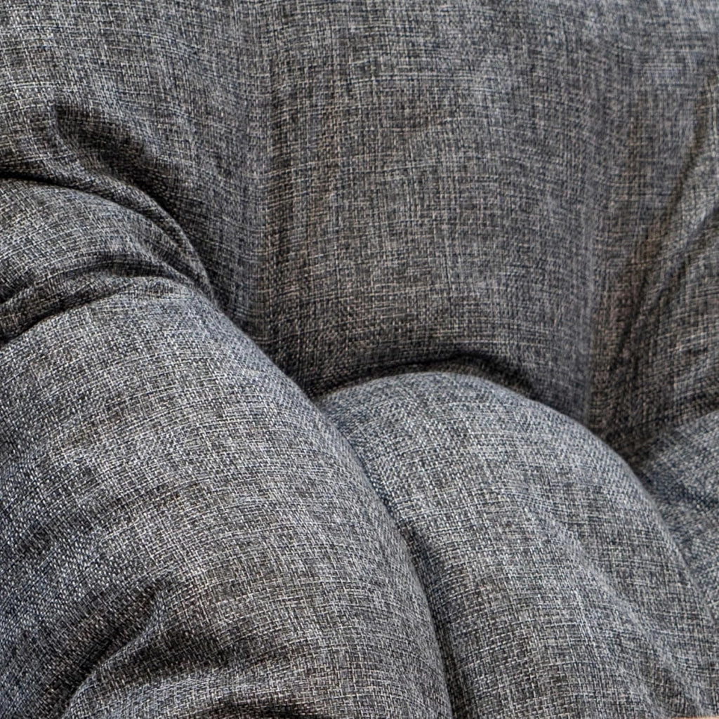Cuscino per Lettino Prendisole - Materassino Spesso, Morbido e Confortevole, Generosamente Imbottito con Schiuma - Cuscino Sdraio da Esterno, Facile da Installare (185x60x15 cm, Grigio)