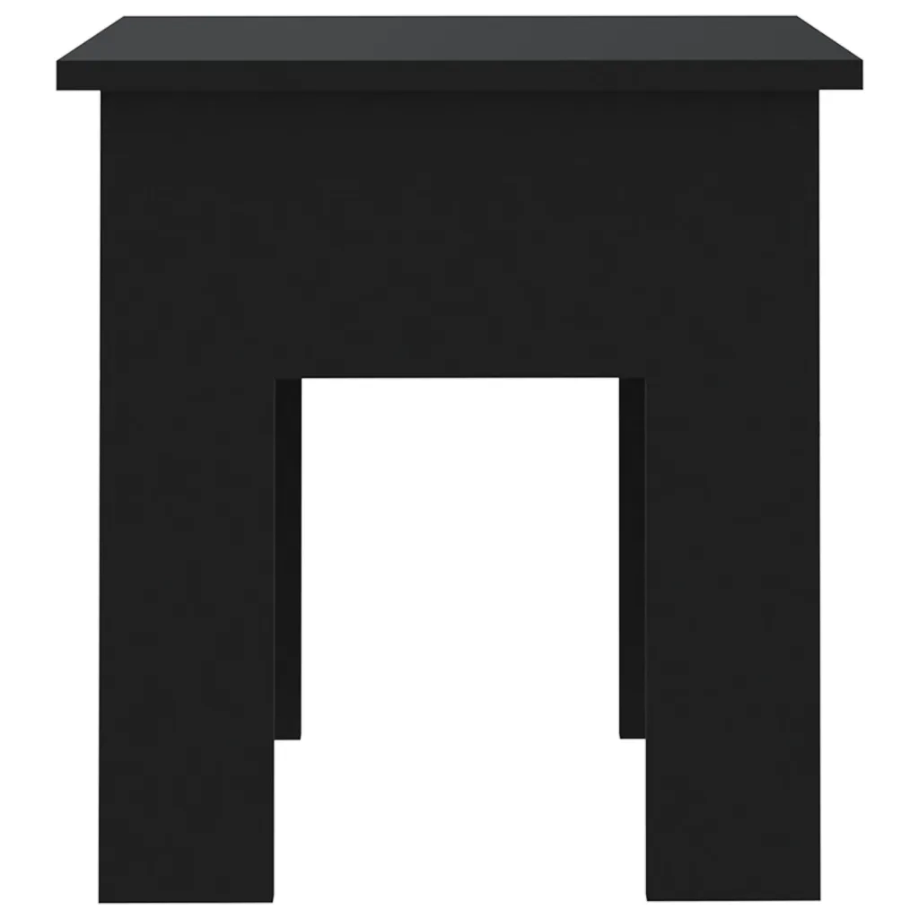 Tavolino da Salotto Nero 40x40x42 cm in Truciolato cod mxl 22969