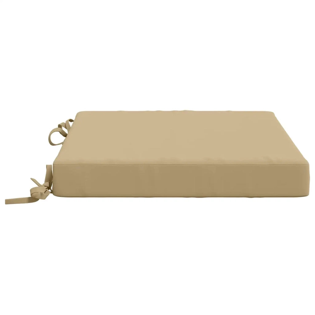 Cuscini per Sedia in 4 Pezzi SOEST 4 pz 100% Poliestere Beige 944395