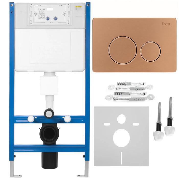 Telaio Wc Da Incasso K011a-q Rea I Brush Copper