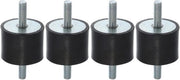 Sistema di Demagnetizzazione 4 Pezzi - Fermo Gomma - Controllo del Rumore - Dampened Vibrations - Stabilità - Materiale Duraturo - Dampened Vibrations System