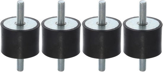 Sistema di Demagnetizzazione 4 Pezzi - Fermo Gomma - Controllo del Rumore - Dampened Vibrations - Stabilità - Materiale Duraturo - Dampened Vibrations System