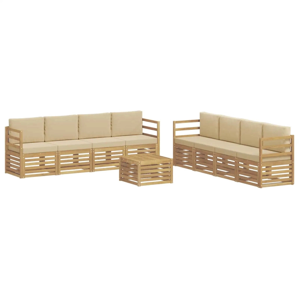 Set divani Legno di Acacia Massello