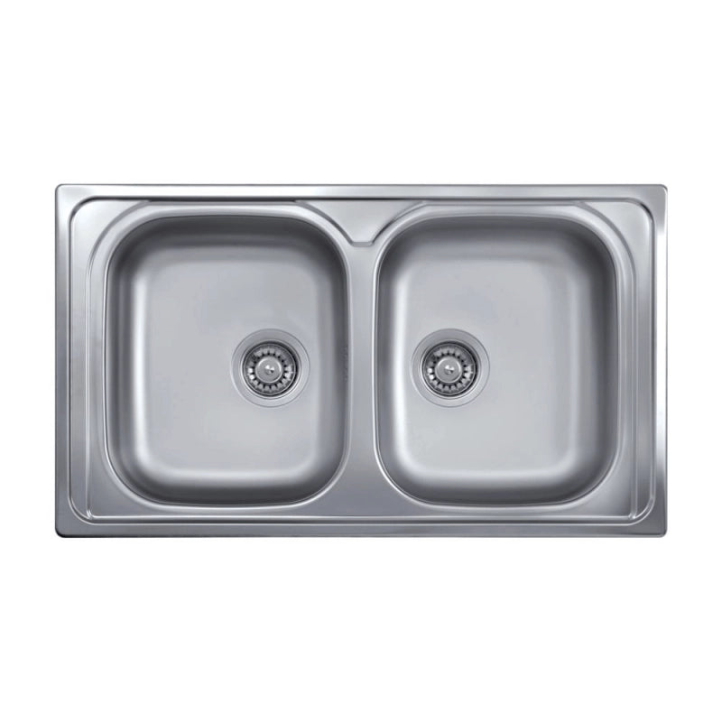 Lavello da incasso 86x50 2 vasche SAXT322A EFFEZ