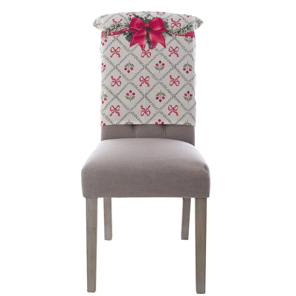 Schienale Vesti Sedia Natalizio Shabby Chic Favola di Natale Blanc Mariclò.