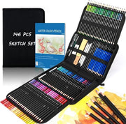 matite colorate, materiali di disegno e carta da disegno per artisti