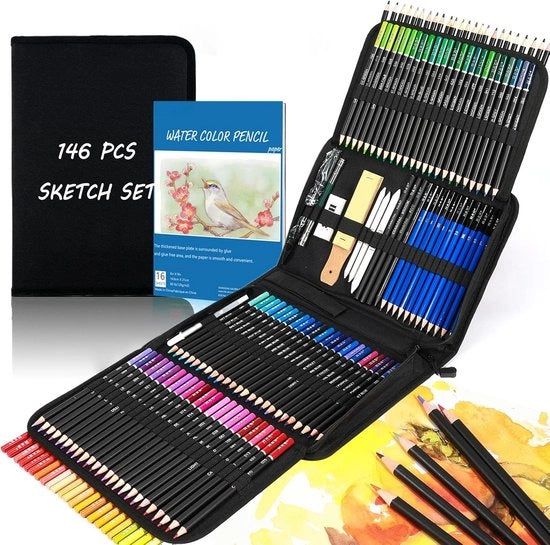 matite colorate, materiali di disegno e carta da disegno per artisti