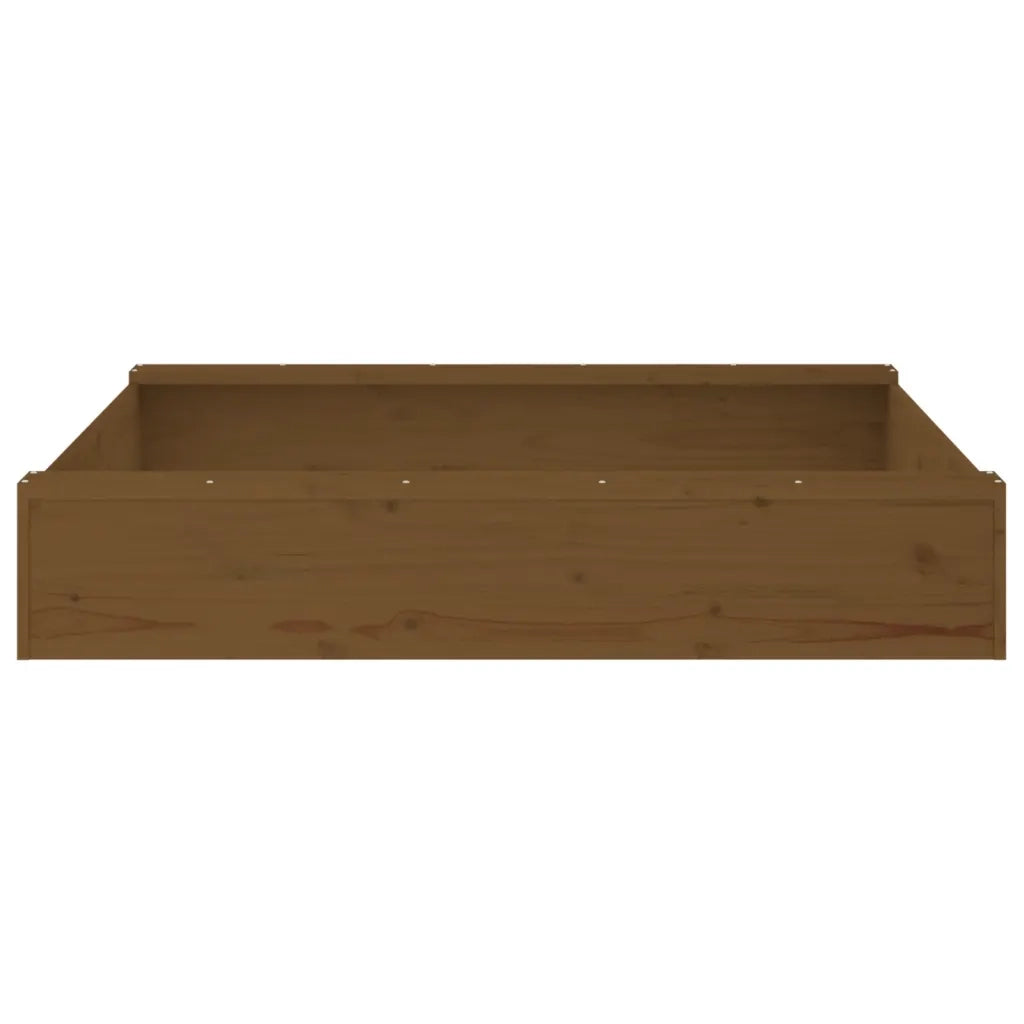 Sabbiera con Sedute Ambra Quadrata in Legno Massello di Pino 825033