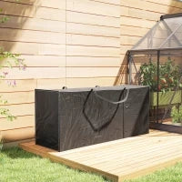 Borsa Portaoggetti da 720L con 2 Cerniere e Maniglie, in Tessuto Oxford 600D, 175x55x75 cm, Nero