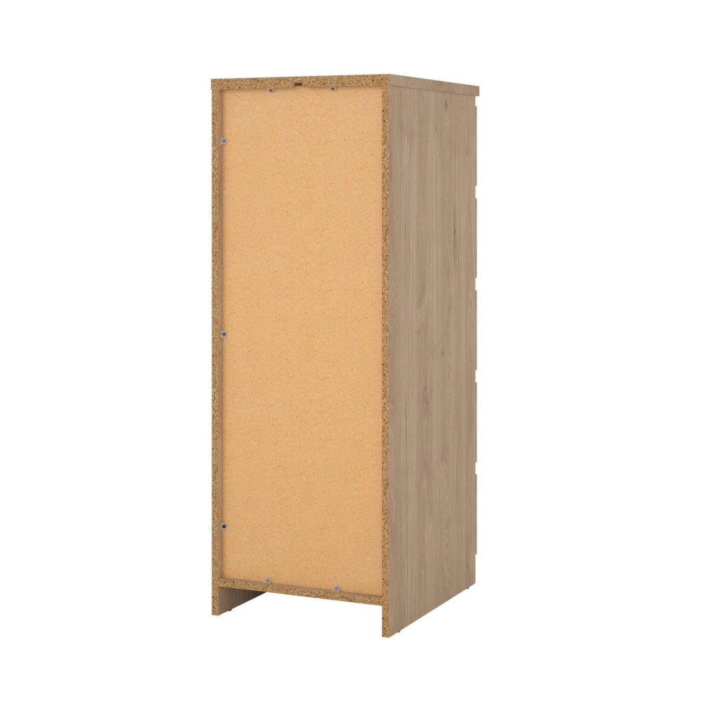 Cassettiera Achaldi, Settimino multiuso, Comò camera da letto, Mobile con cassetti, 50x40 h111 cm, Rovere