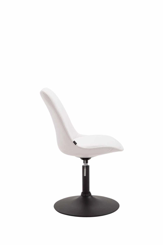 Sedia da pranzo MAVERICK in similpelle bianco,nero