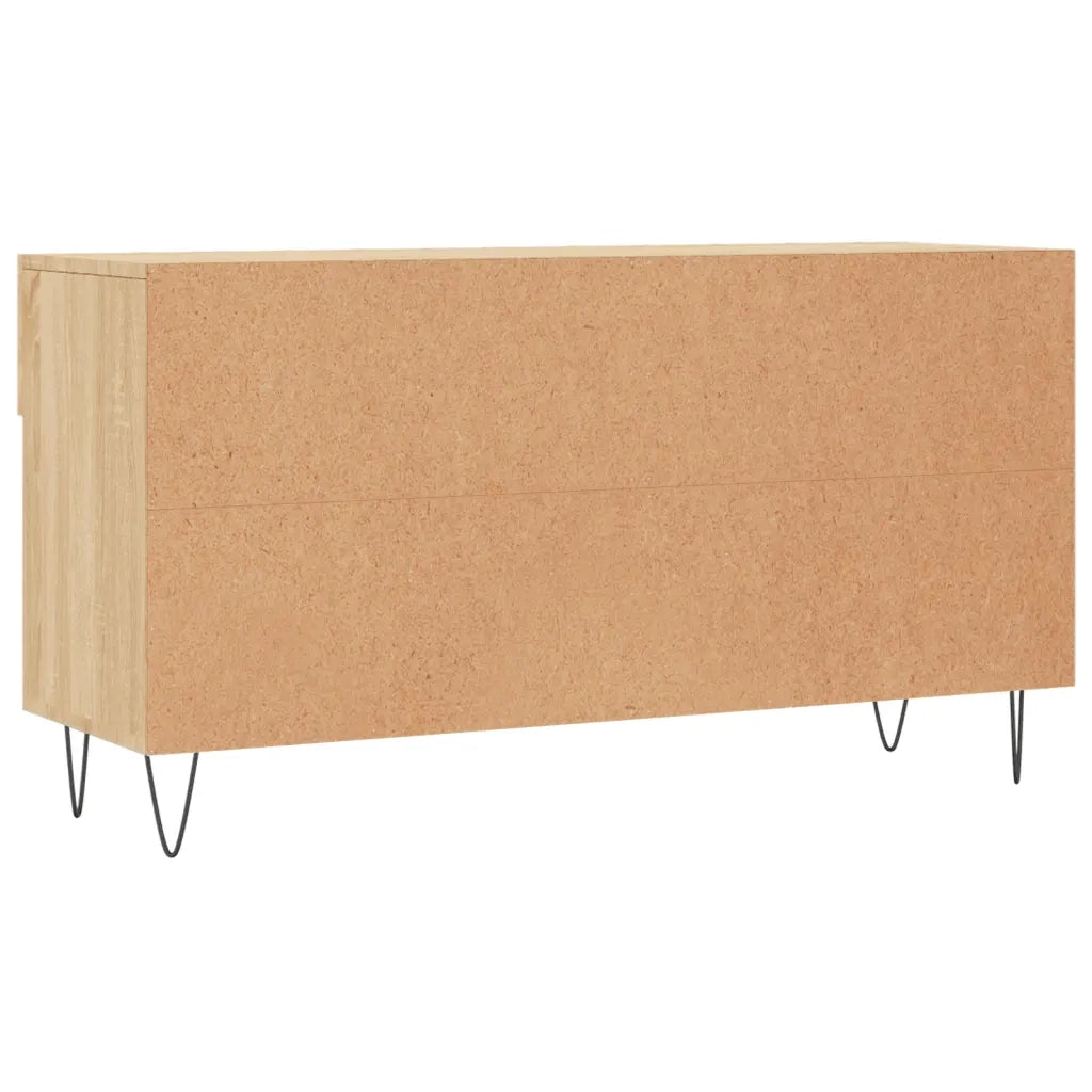 Panca Porta Scarpe | Scarpiera | Mobile per scarpe Rovere Sonoma 102x35x55 cm Legno Multistrato