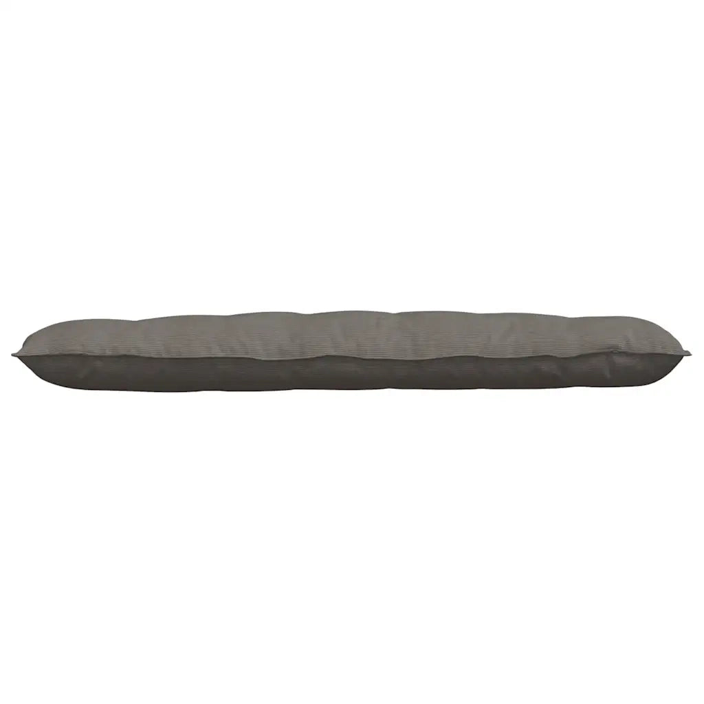 Cuscino per Schiena Grigio chiaro 160 x 50 cm Tessuto in Cords