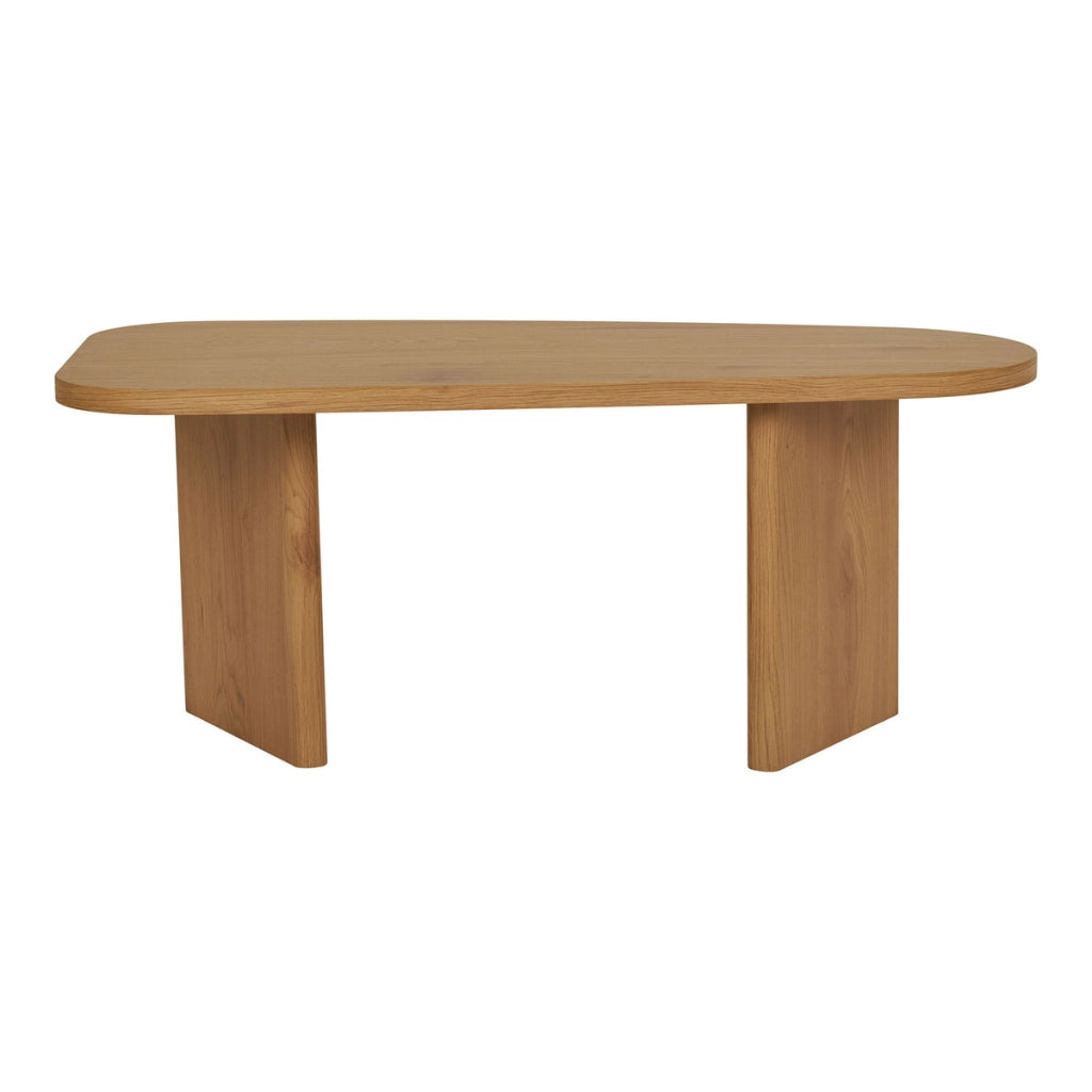 Tavolino Melo 1, Marrone, MDF, 100x50x41 cm
