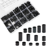 Afstandhouders in Nylon 320 pezzi - Isolanti Ronde - Isolanti Geïsoleerde - Dischi in Plastica - Afstandhouders Neri - Temperatura Resistente - Isolanti