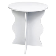 Set di 4 Tavolini Sally In Mdf 12mm 39x39x45cm Bianco