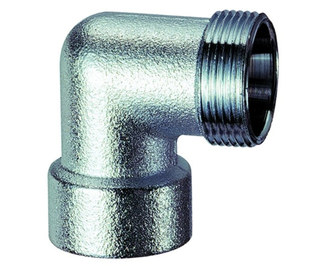 RACCORDO CURVO FEMMINA IN OTTONE CROMATO 1/2 M 24X19   FAR RUBINETTERIE
