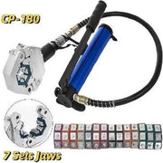 Slang Crimper Idraulico - Slang Krimptang 7 Matrijzen - Con Pompone in Alluminio - Kit di Attrezzi per la Flessione - Set di Flessione per Riparazioni di Condizionatori d'Aria