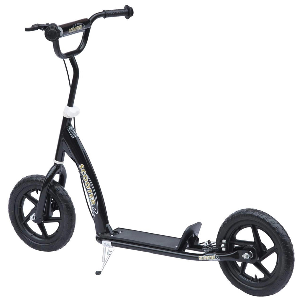 Scooter per Bambini con Freni e Ruote Grandi ¨C zephmum ¨C Nero 12 Pollici