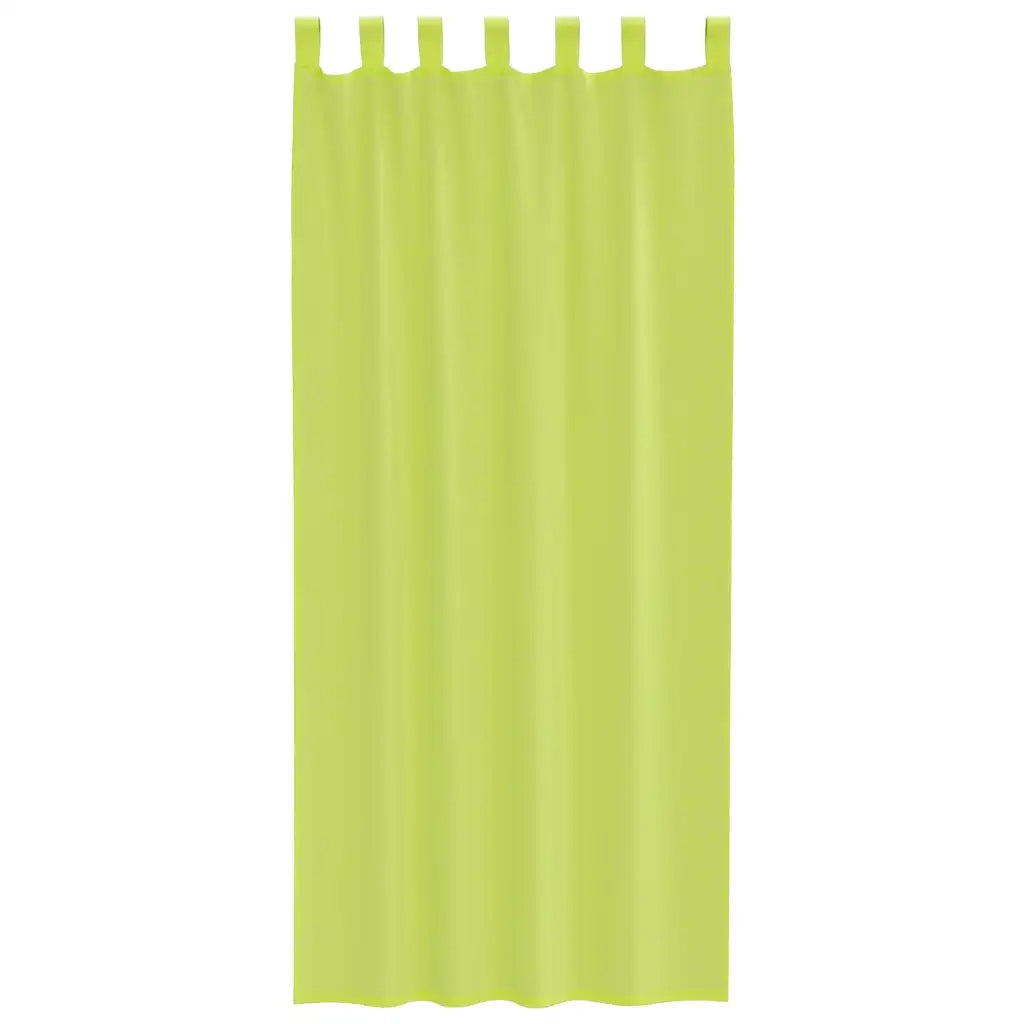 Tende in Voile con Linguetta 2 pz Verde Mela 4102253