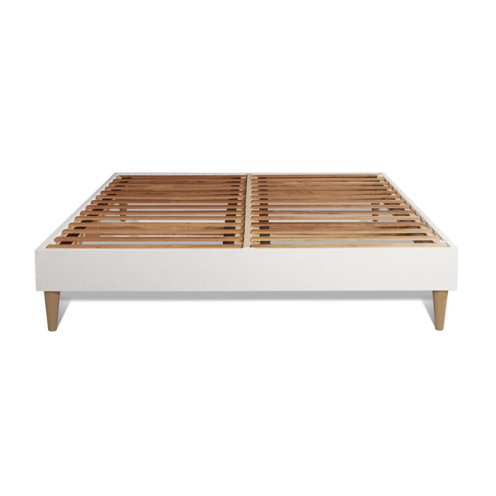 Pacchetto letto completo - Materasso 140x200cm + Box spring con doghe (kit) + 2 cuscini + Piumino - Windsor
