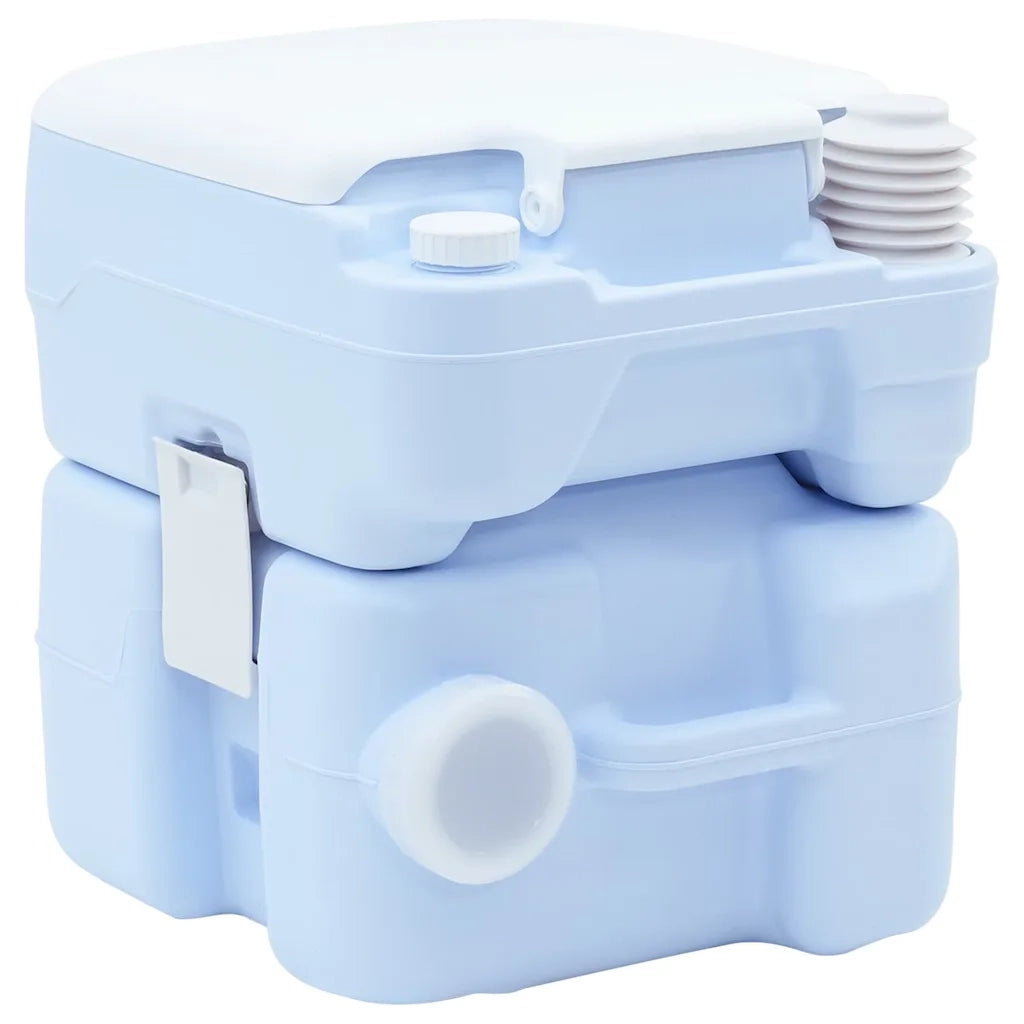 Toilette da Campeggio Azzurro Chiaro e Bianco Polietilene 42001428