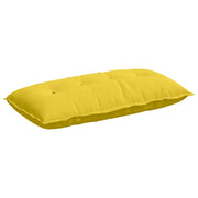 Cuscino per Schiena | Cuscino dorsale Giallo Chiaro 100 x 19 x 50 cm Tessuto