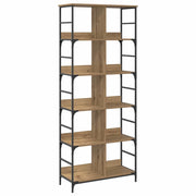 Libreria Rovere artigianale 78,5 x 33 x 188,5 cm metallo PB 8010896