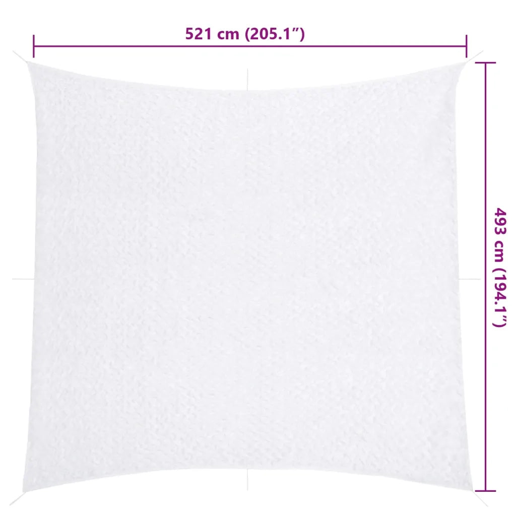vidaXL Rete Mimetica con Custodia di Conservazione 521x493 cm Bianca