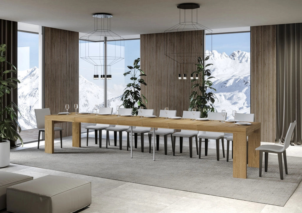 Tavolo Allungabile 200/460x90x77 cm Roxell Premium Quercia Natura