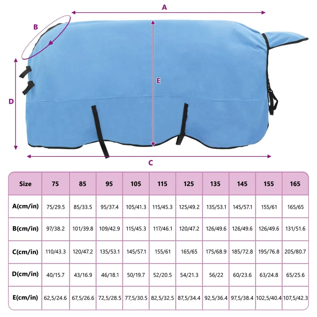 Coperta per Cavalli Aqua Completo 155 cm Poliestere CFW1284256