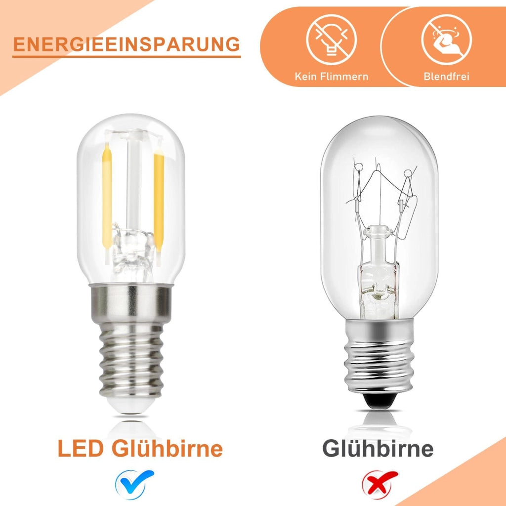 ZMH Confezione da 4 Lampade LED E14 Bianco Caldo Lampade Vintage T22 Retro Edison 2W 2700K Adatte a Portalampade