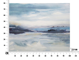 Dipinto su Tela Softy 100x2,8x80 cm in Legno di Pino e Canvas Multicolor