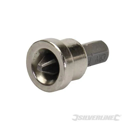 Portapunte + inserti per muri a secco in acciaio al cromo vanadio PH2 Silverline