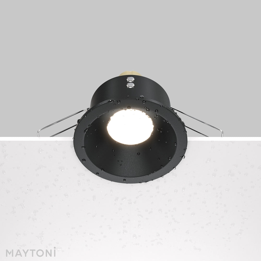 Faretto incasso soffitto Maytoni Zoom DL032-2-01B nero IP65
