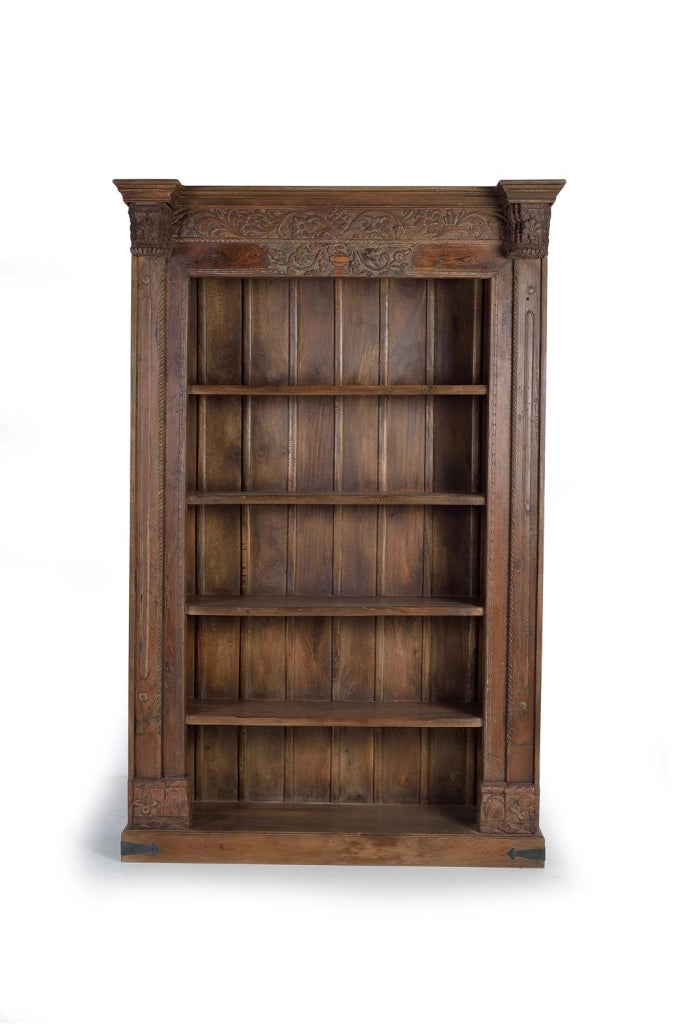Libreria in legno di mango e legno di recupero