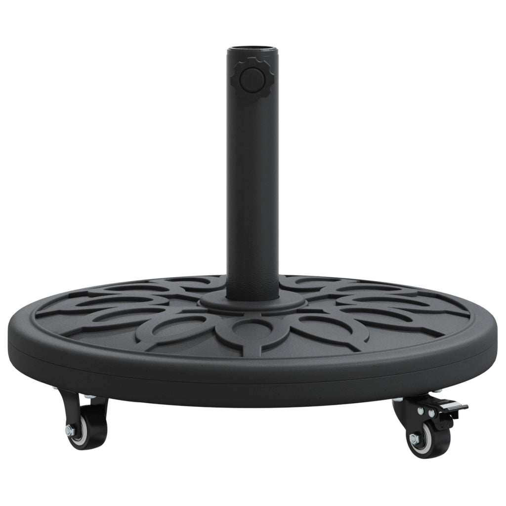 Base per Parasol  con Ruote per Poli Ã˜38-48 mm 13 kg Rotonda