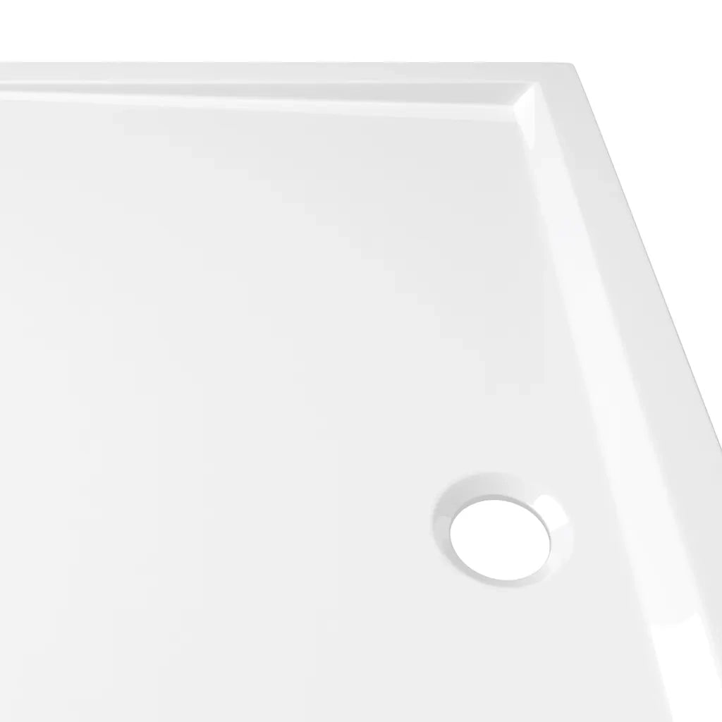 Piatto Doccia in ABS Rettangolare Bianco 80x90 cm CFW2375297