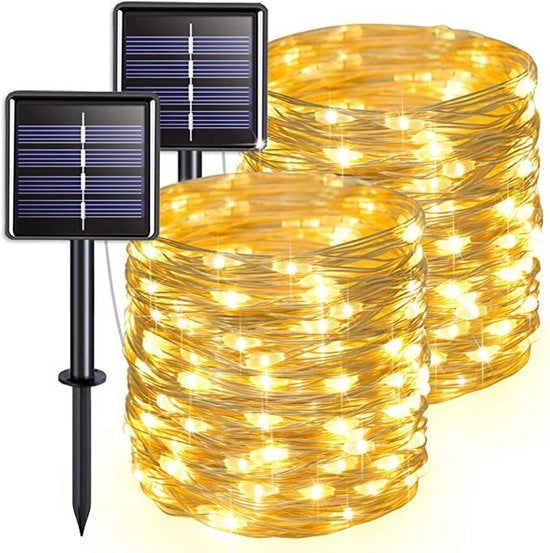 Faro a led singolo per esterni, 50 led, 7 metri, 8 posizioni, bianco caldo, idoneo per uso esterno, resistente alle intemperie, cavo led IP65, illuminazione decorativa per uso interno ed esterno
