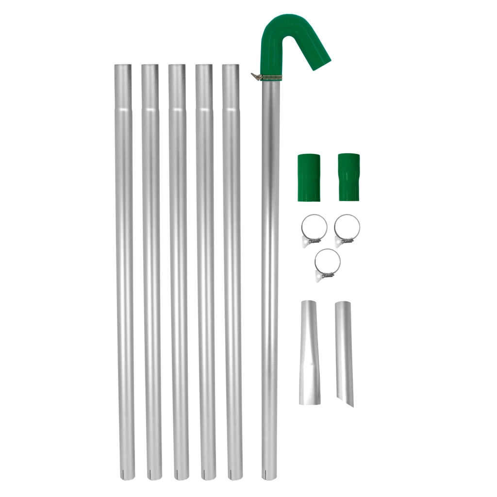 Aspirapolvere industriale 80L grondaie con tubo 5 m e kit aste estensibili