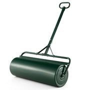 Rullo per prato da giardino 99 x 30 x 137 cm grande capacità 63L leggero e pratico metallo verde 20_0018463