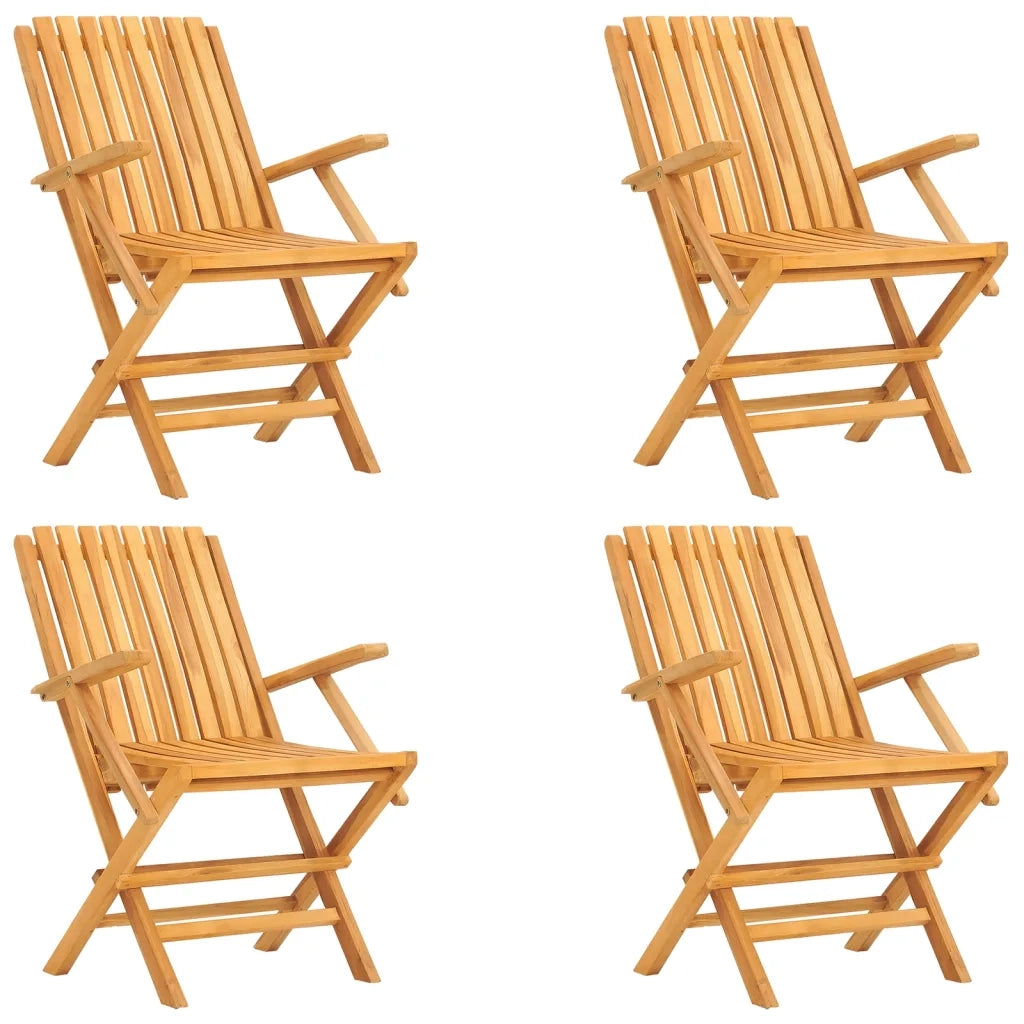 Set da Pranzo per Giardino 5 pz in Legno Massello di Teakcod mxl 100234