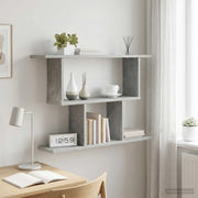 Scaffale da parete Grigio Cemento 80 x 15 x 50,5 cm 8012287