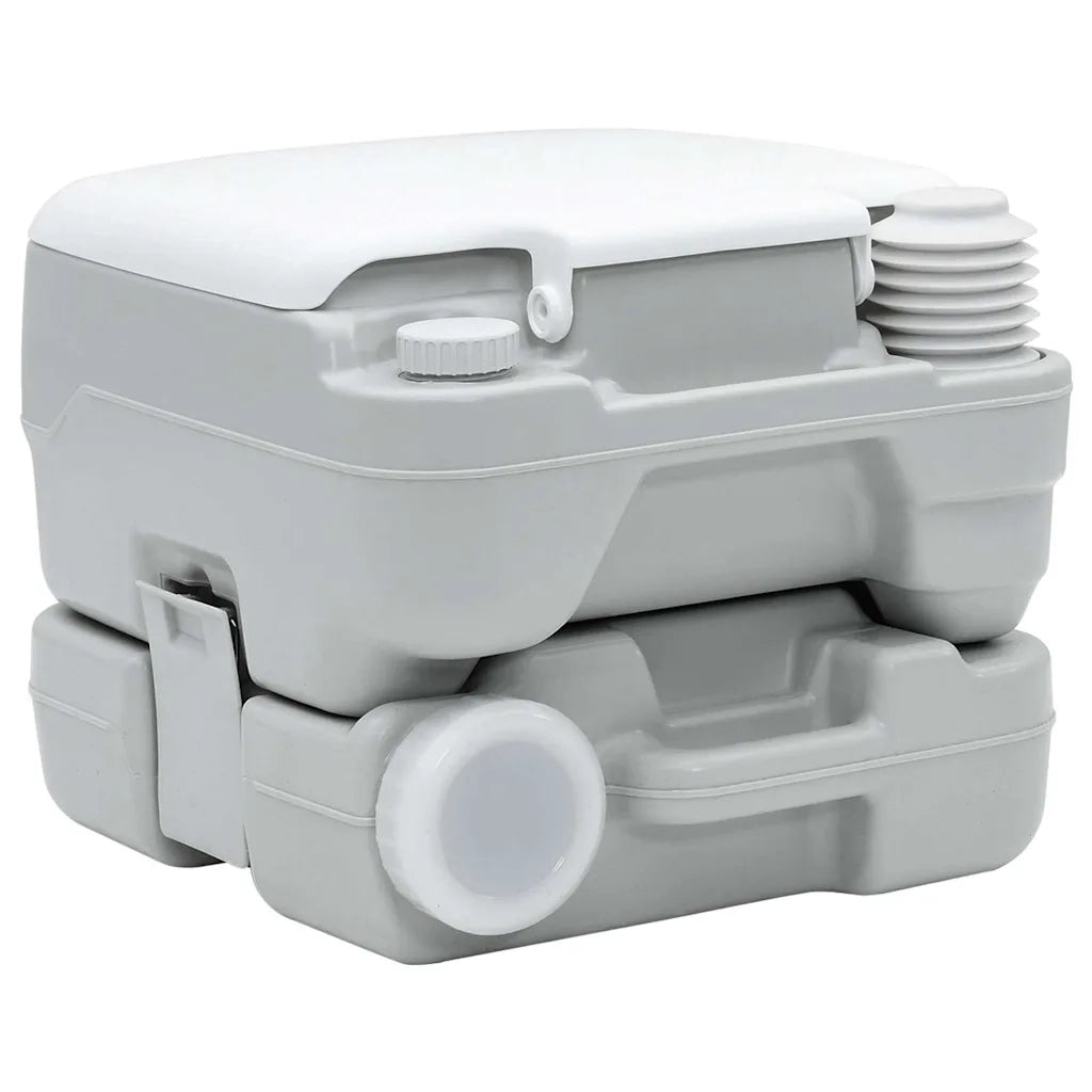 Toilette da Campeggio Grigio e Bianco 41,5 x 36,5 x 30 cm 42001425