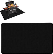 Matte da Barbecue Resistente al Fuoco 165 x 99 cm Olio Acqua Resistente al Calore Protezione con Olio per Spatola per Area di Cottura e Camino Lavastoviglie