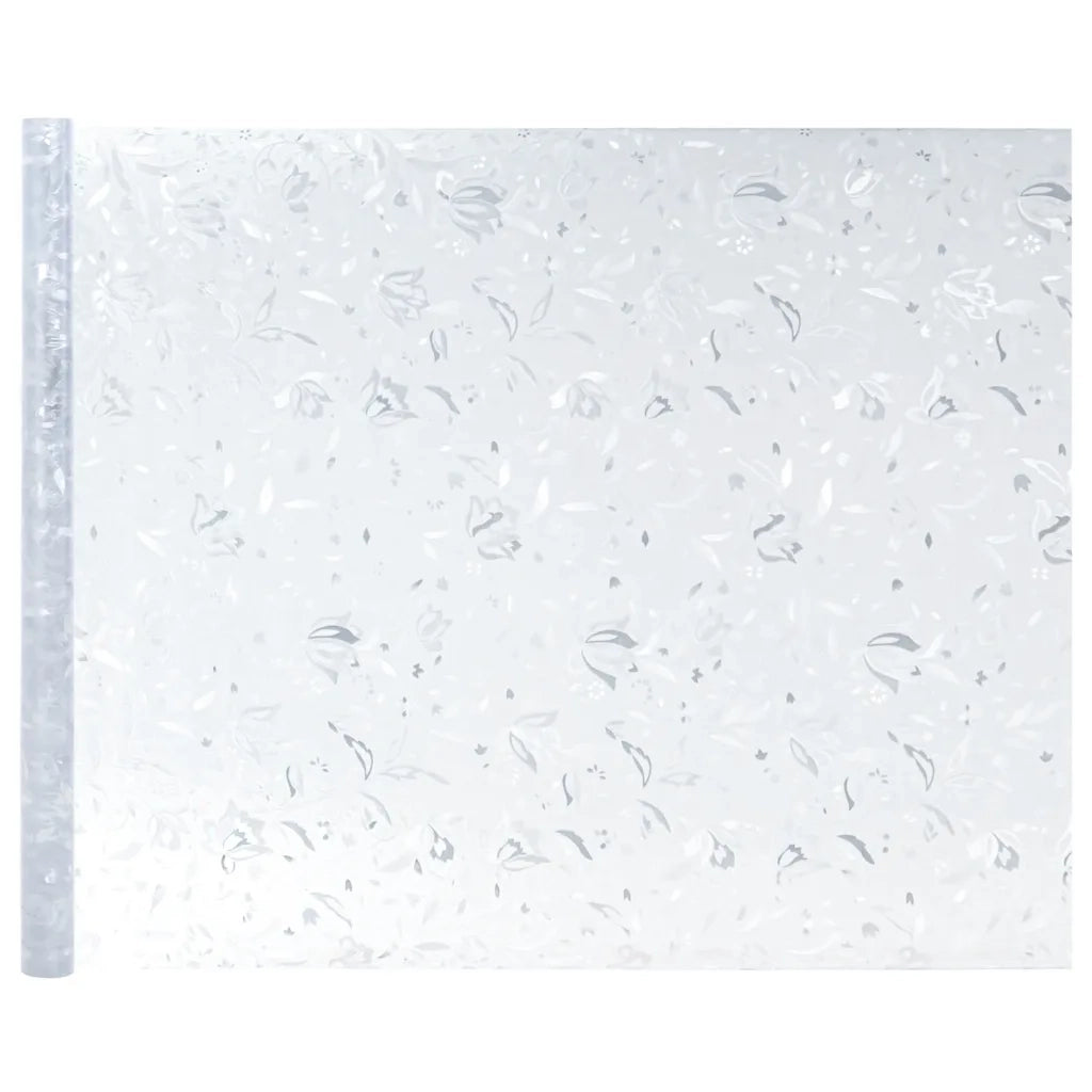 Pellicole per Finestre Smerigliate 4pz Motivo Fiore in PVC