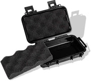 Cassetto di Stoccaggio Acqua-Resistente - Resistentente agli Urti - Cassetto di Stoccaggio con Coperchio - Cassetto di Stoccaggio per Oggetti di Piccola Taglia - Cassetto di Stoccaggio per Esterni - Con 2 Spille a U - Cassetto Acqua-Resistente