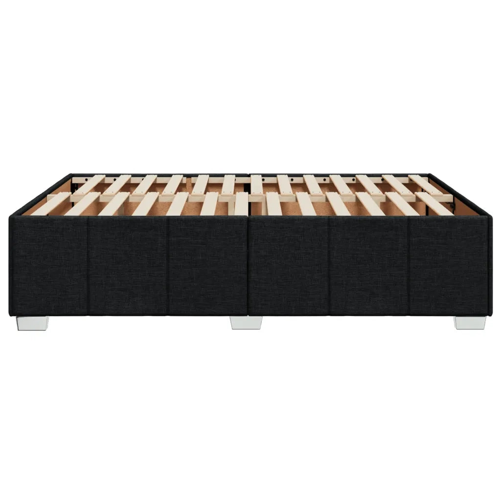 Giroletto senza Materasso Nero 140x190 cm in Tessuto 3284834